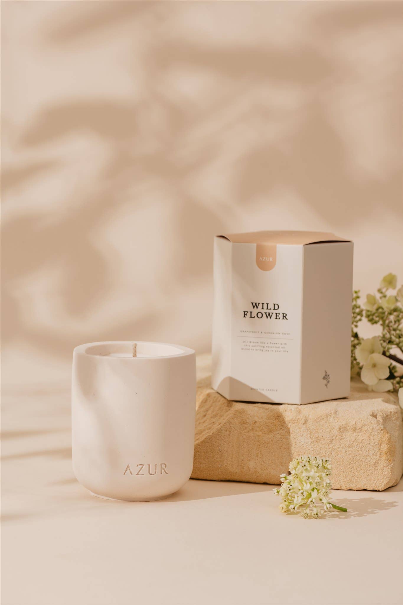 Azur Natural Bodycare BV - Wholesale Jar/Filled Candle - Wild Flower | Natural soy wax candle | Essential oils2