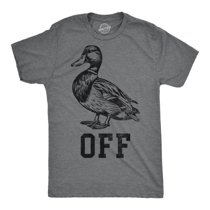 Duck Off Men's T Shirt for wholesale by Crazy Dog T-Shirts