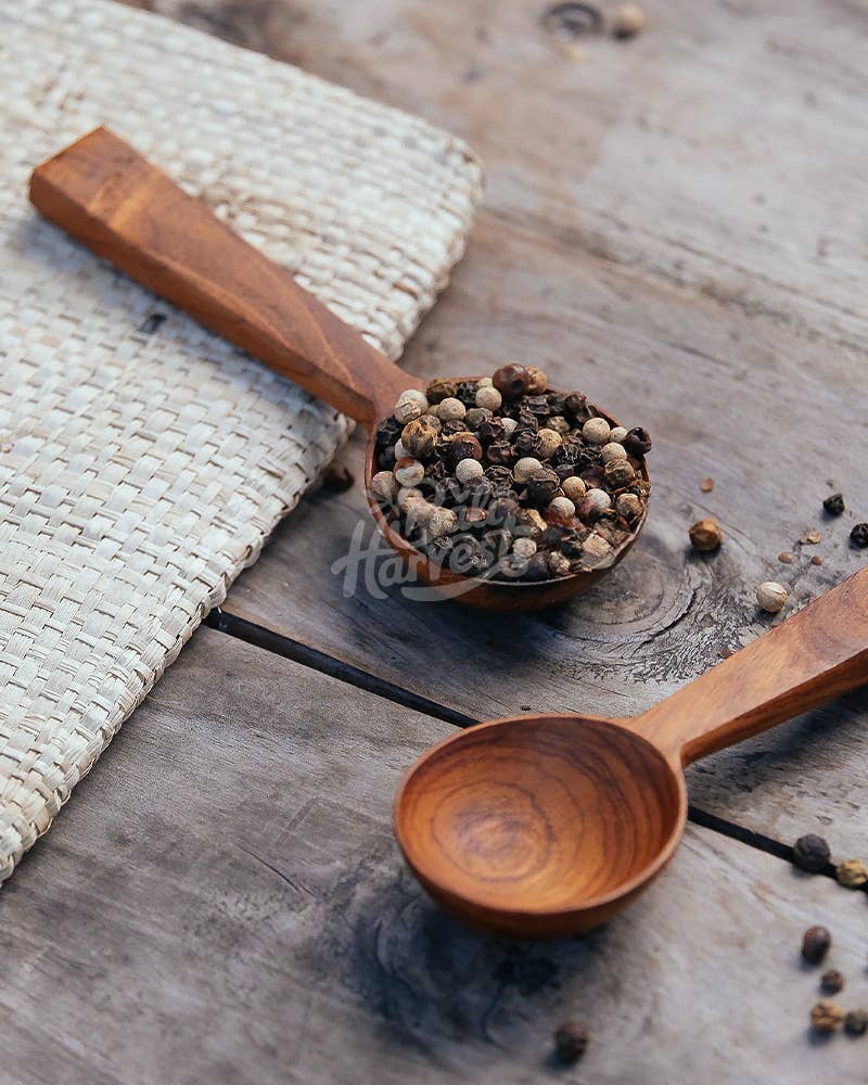 Bali Harvest - Wholesale Serving utensil - Teak Wooden Spoon - Coffee Tea Sugar Spice Ice Cream Spoon2