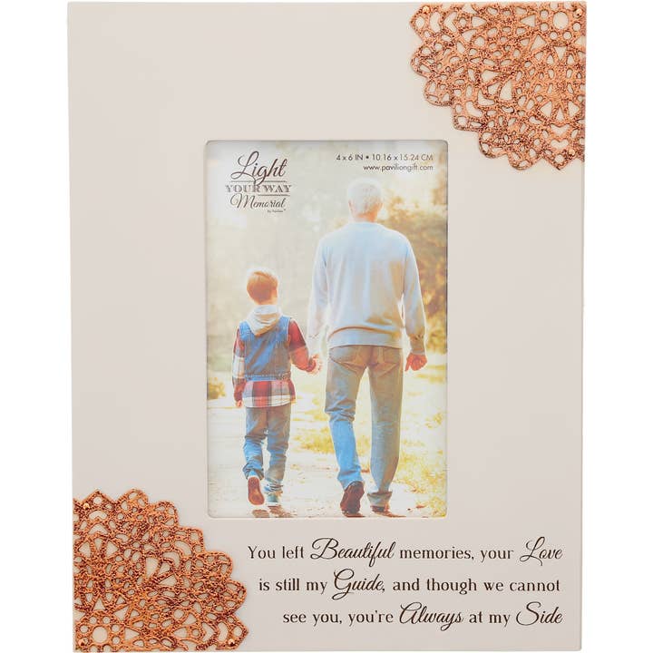 Pavilion - Wholesale Picture frame - Always At My Side - 7.5" x 9.5" Frame (Holds 4" x 6" Photo)