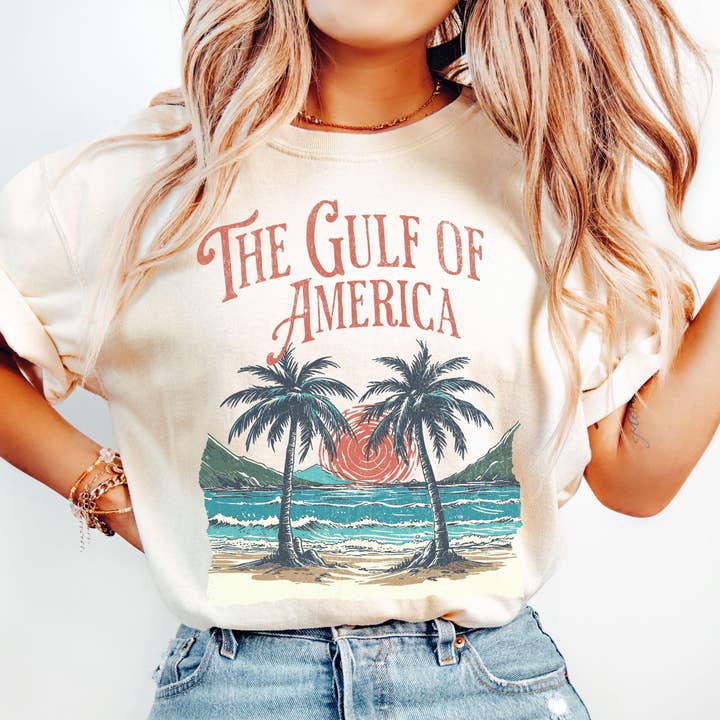 Chemise Gulf of America, Sweatshirt Summer Beach Vibes 2025 pour la vente par NVC Ecommerce LLC