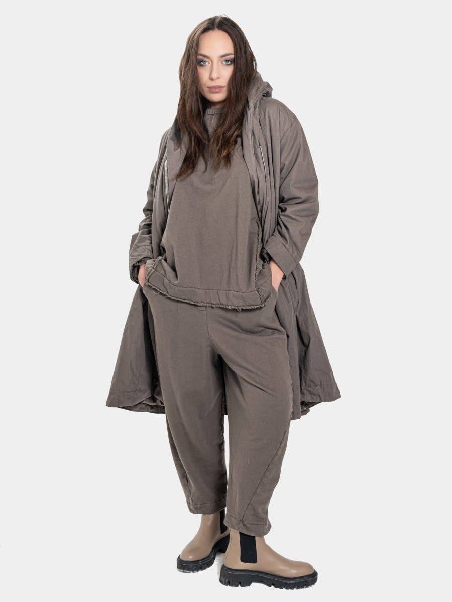 Baci & Amici Fashion - US Continental - Wholesale Coat - Women's - Zip Up Hooded Swing Coat16