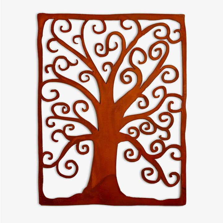 Arte em metal Emma Tree of Life por atacado de Elizabeth Keith Designs