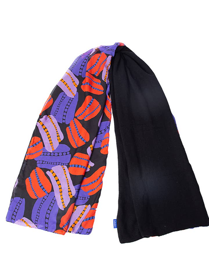 Svart Anemone halsduk för wholesale av cukimber