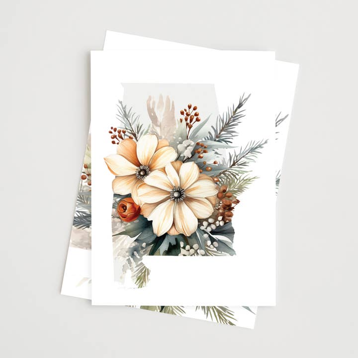 Winter-Grußkarte für Alabama | Four Seasons Series für den Großhandel von Paperfinch Design