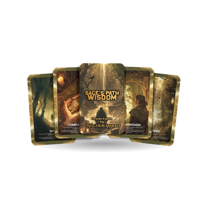 Sage’s Path Weisheitsdeck – Gehe den Weg der Weisen – Zeitlose Lehren für moderne Seelen 22-Karten-Deck für den Großhandel von IBIZA TAROT