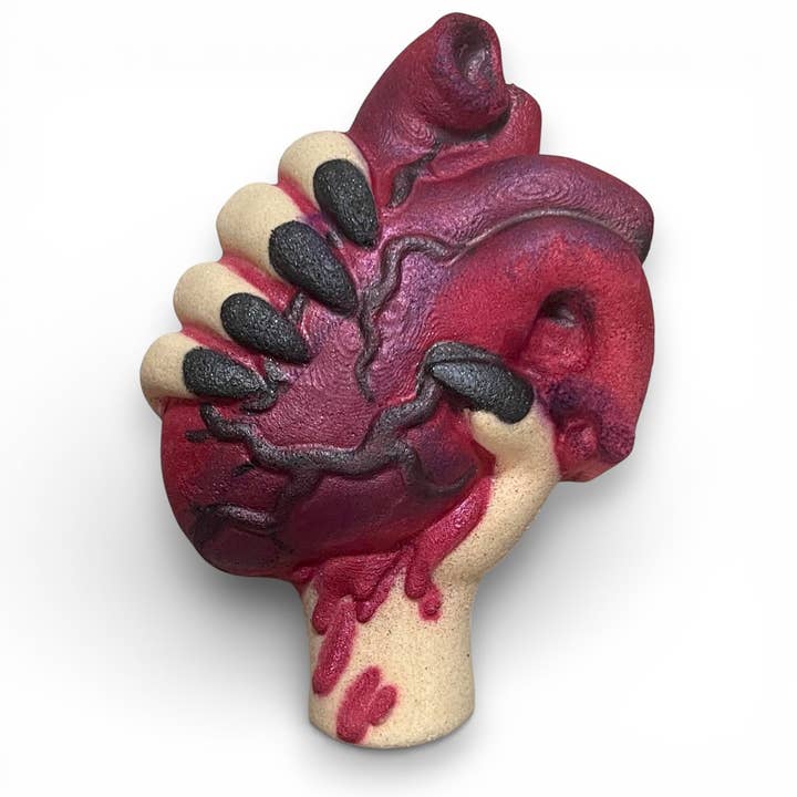 Heart Snatcher| Heart/Scary/Horror Bath Bomb for wholesale by Soak + Salt Co