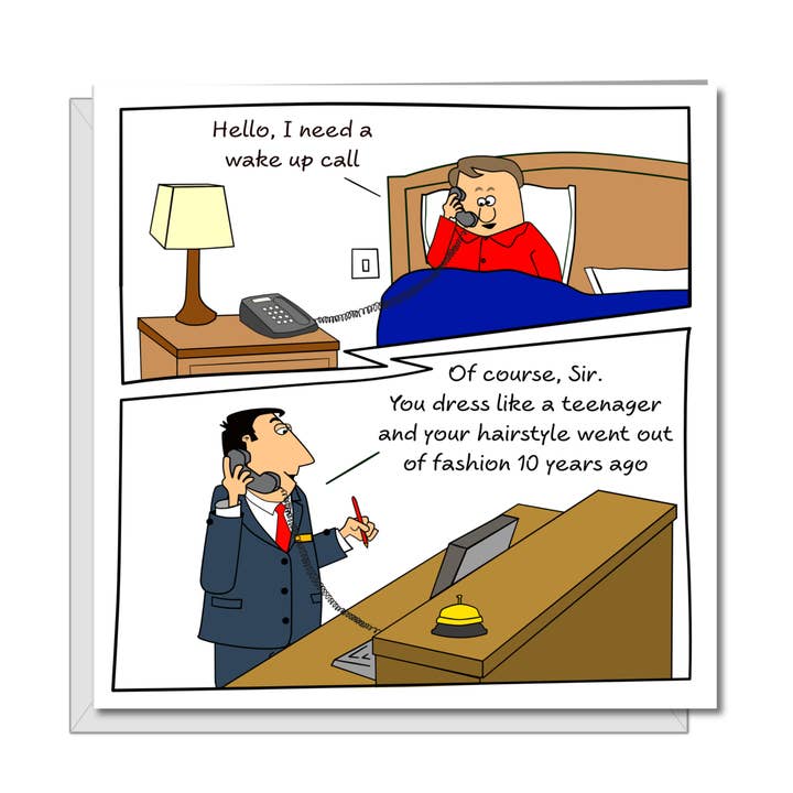 Swizzoo Cards – wholesale Birthday card – Funny Birthday Card for Dad/Father/Husband, Friend Work Colleague - humorous humour joke quote - job travel best laugh