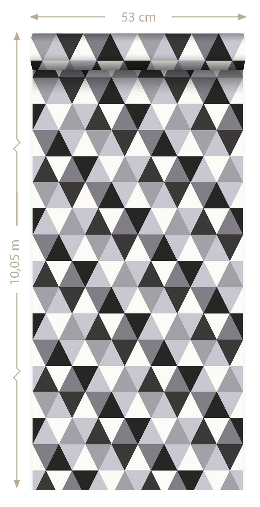 The Design Department b.v. - Wholesale Behangrol - Behang grafische driehoeken19