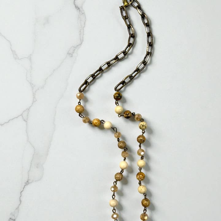 Ava Capri - Wholesale Beaded/Pearl Necklace - Lucia Necklace0