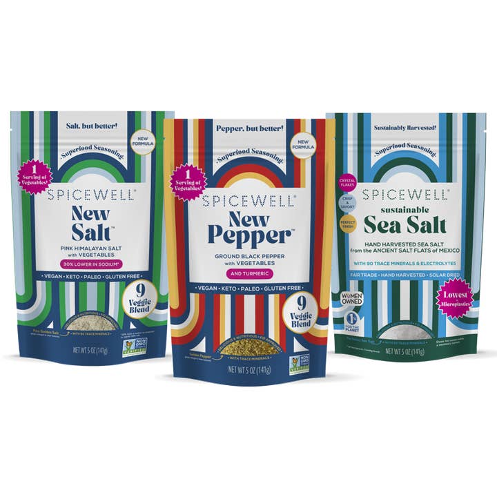 Superfood Seasonings Pouch Trio for wholesale by Spicewell