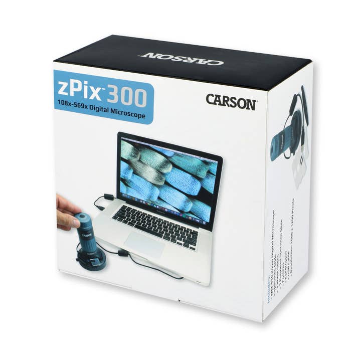 Carson EU - Wholesale Classic Toy - Kids - zPix 300 108x-569x Zoom Digital Microscope3