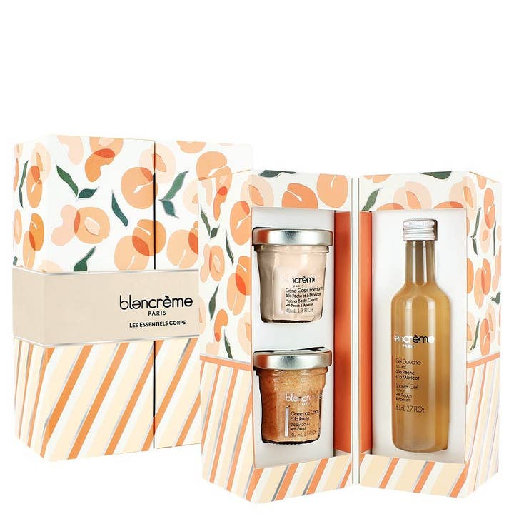 Blancreme Delice Essential Body Trio - Peach & Apricot for wholesale by Blancrème Paris
