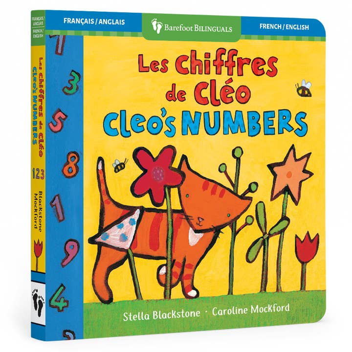 Cleo's Numbers (Bilingual French & English) for wholesale by Barefoot Books