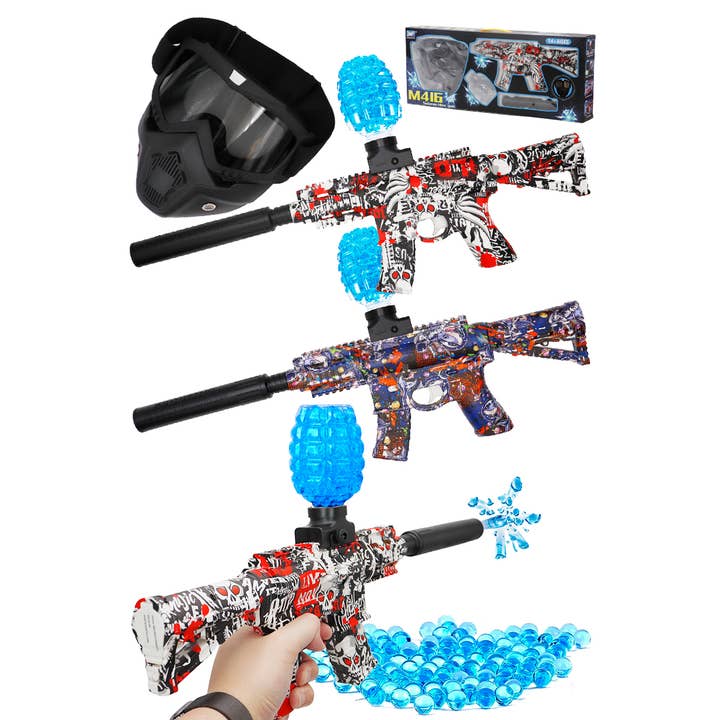 Cap Zone - Wholesale Electronic Toy - Kids & Baby - M416 Rifle Electric Gel Ball Blaster Shooter Gun
