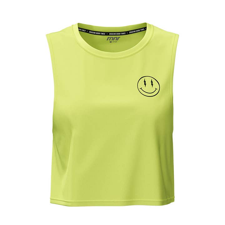 Débardeur Femme : Citron Vert Ensoleillé pour la vente par Runners Essentials by Without Limits