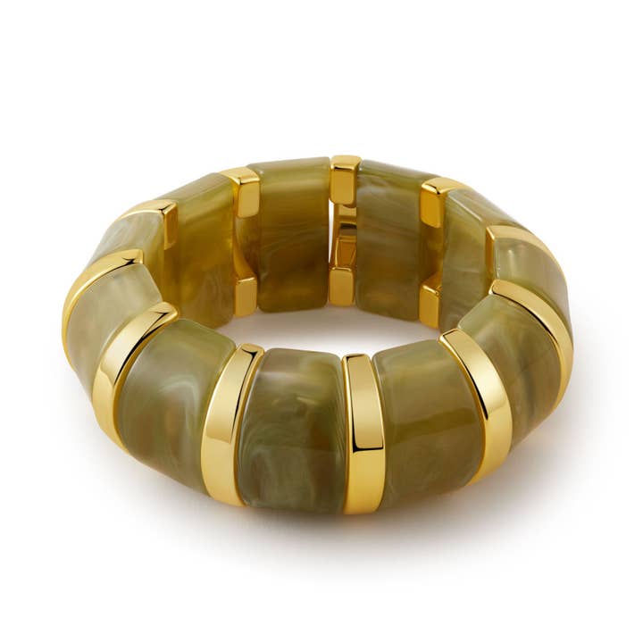 Dipped Shop - Wholesale Bangle Bracelet - Dipped Shop Vintage Acrylic Splicing String Bracelets DP25B5955