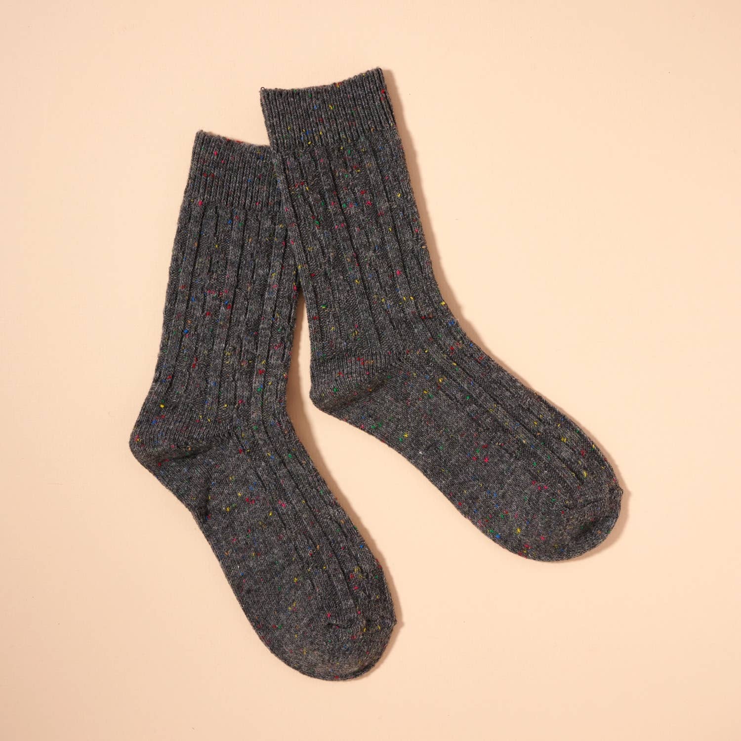 Lilla Haven - Wholesale Socks - Women's - Mélange Wool Blend Cable Knitted Calf Socks7