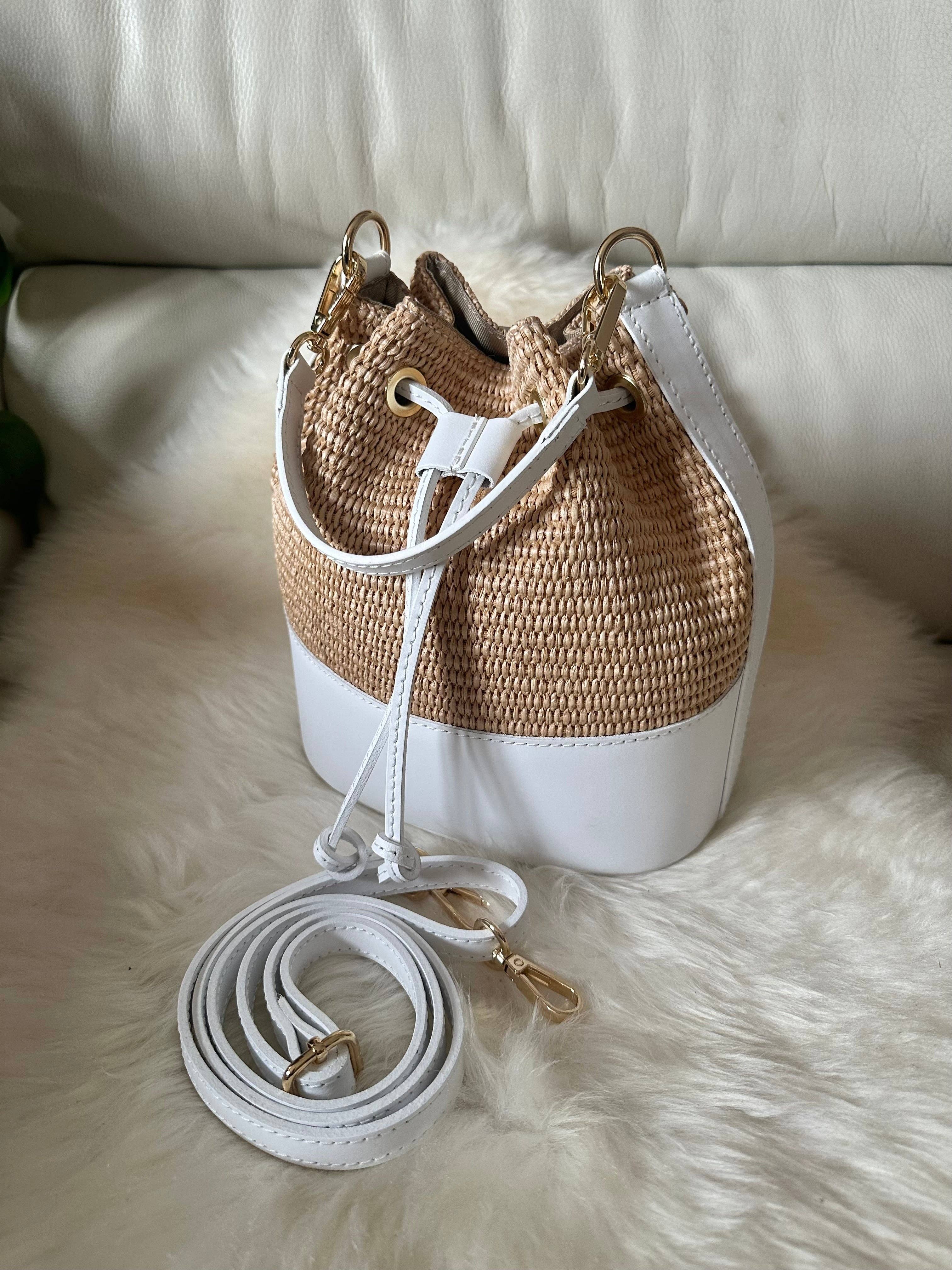 Zhade - Wholesale Beach Bag - MISS Bucket classic- raffia12