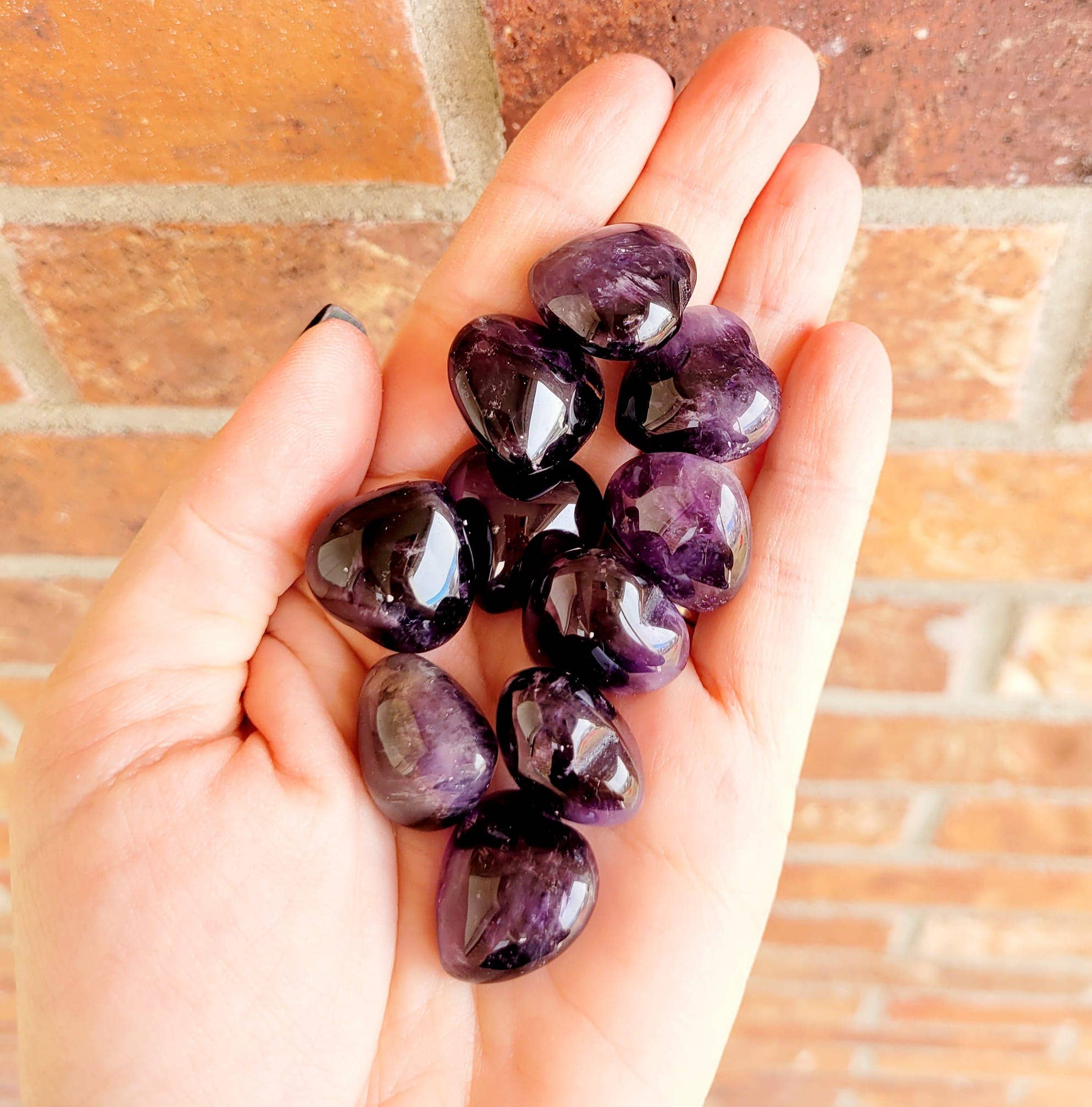 ZARDENIA - Wholesale Spiritual stone/crystal - Mini Amethyst Crystal Hearts