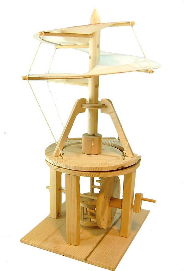 Science and Nature - Wholesale Wood Toy - Kids - Da Vinci Helicopter Wooden Kit2