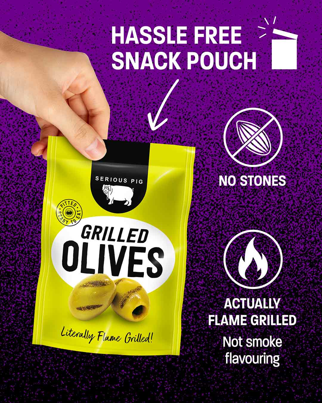 Serious Pig – wholesale Olives – Grilled Olives (50g x 18)3