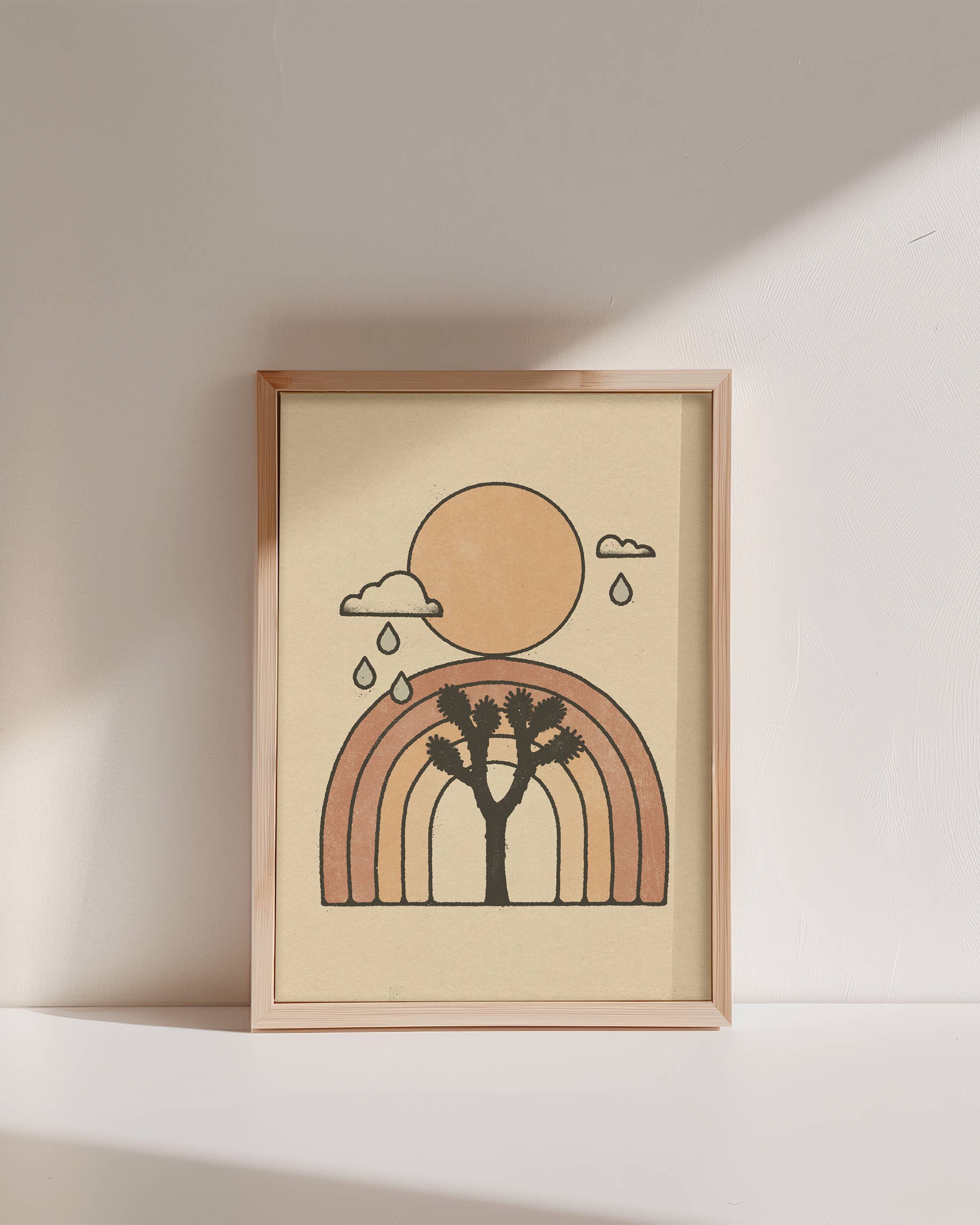 Amber Morgan - Wholesale Art Print - Rainbow Over Joshua Tree 8x10 Art Print  1