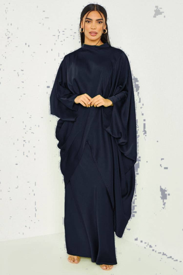 De La Creme Fashions – Conjunto de top e saia - Mulher por atacado – Conjunto feminino Abaya com saia - SURAYYA19