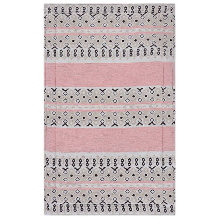 RugSmith Pink Eldorado Anti-Fatigue Kitchen Mat, 20"x36" for wholesale by RugSmith