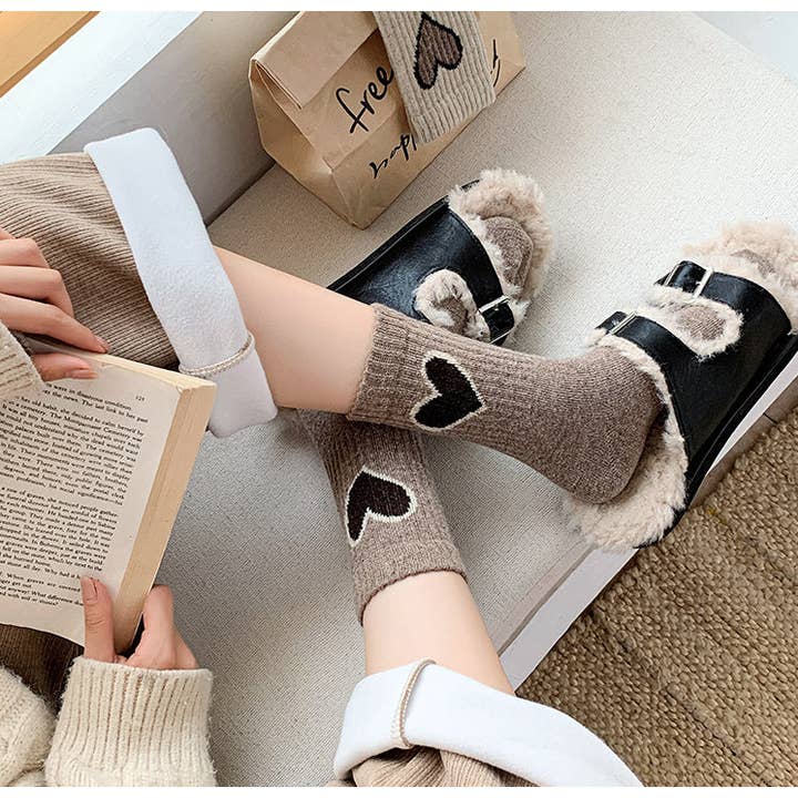 Gohobi (We cover U.S. import duties) - Wholesale Socks - Women's - Gohobi Wool Heart Socks19