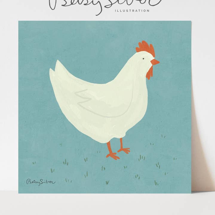 Hen konsttryck för wholesale av Betsy Siber, Illustration