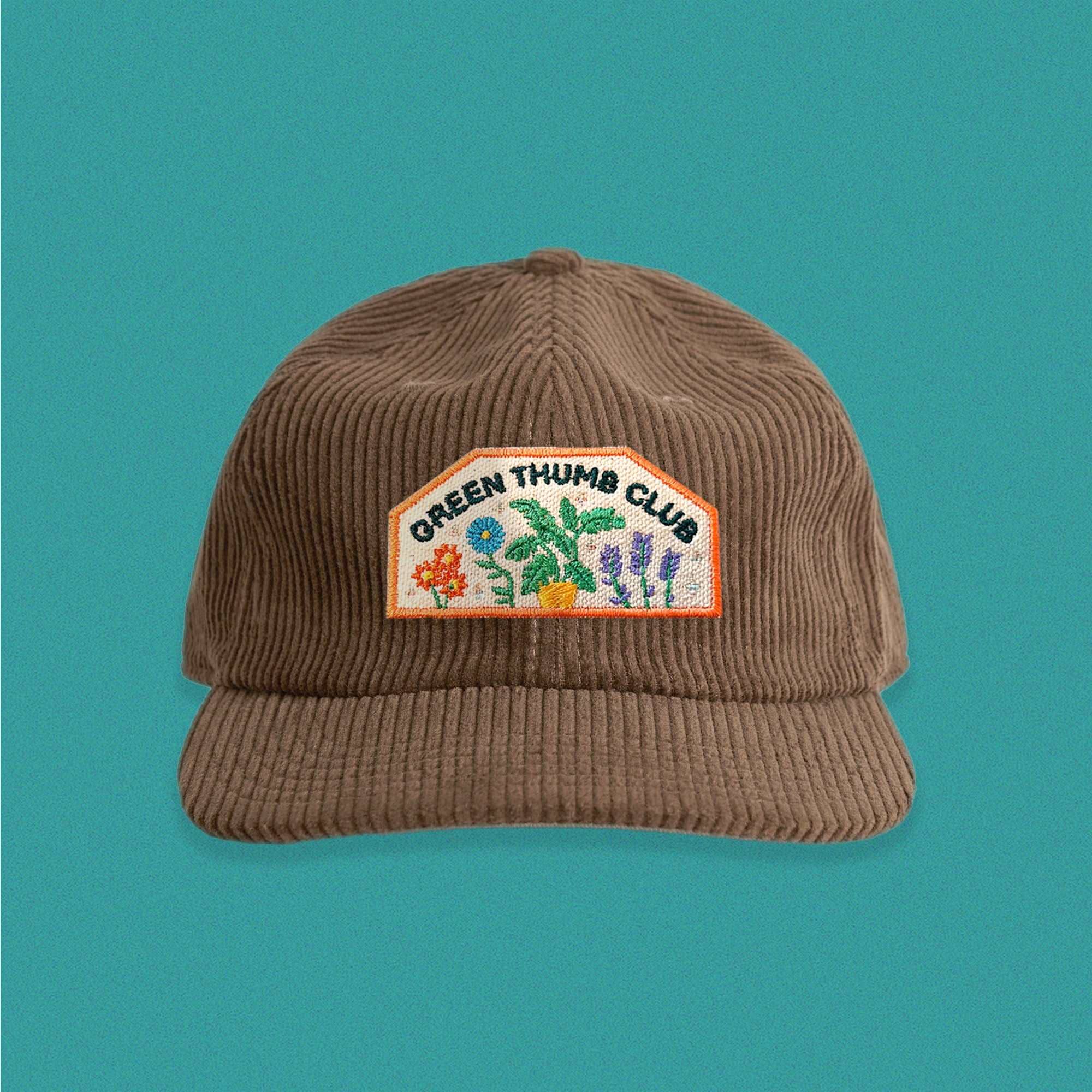 The Space Bureau - Wholesale Baseball Cap - Unisex - Green Thumb Club Corduroy Hat4