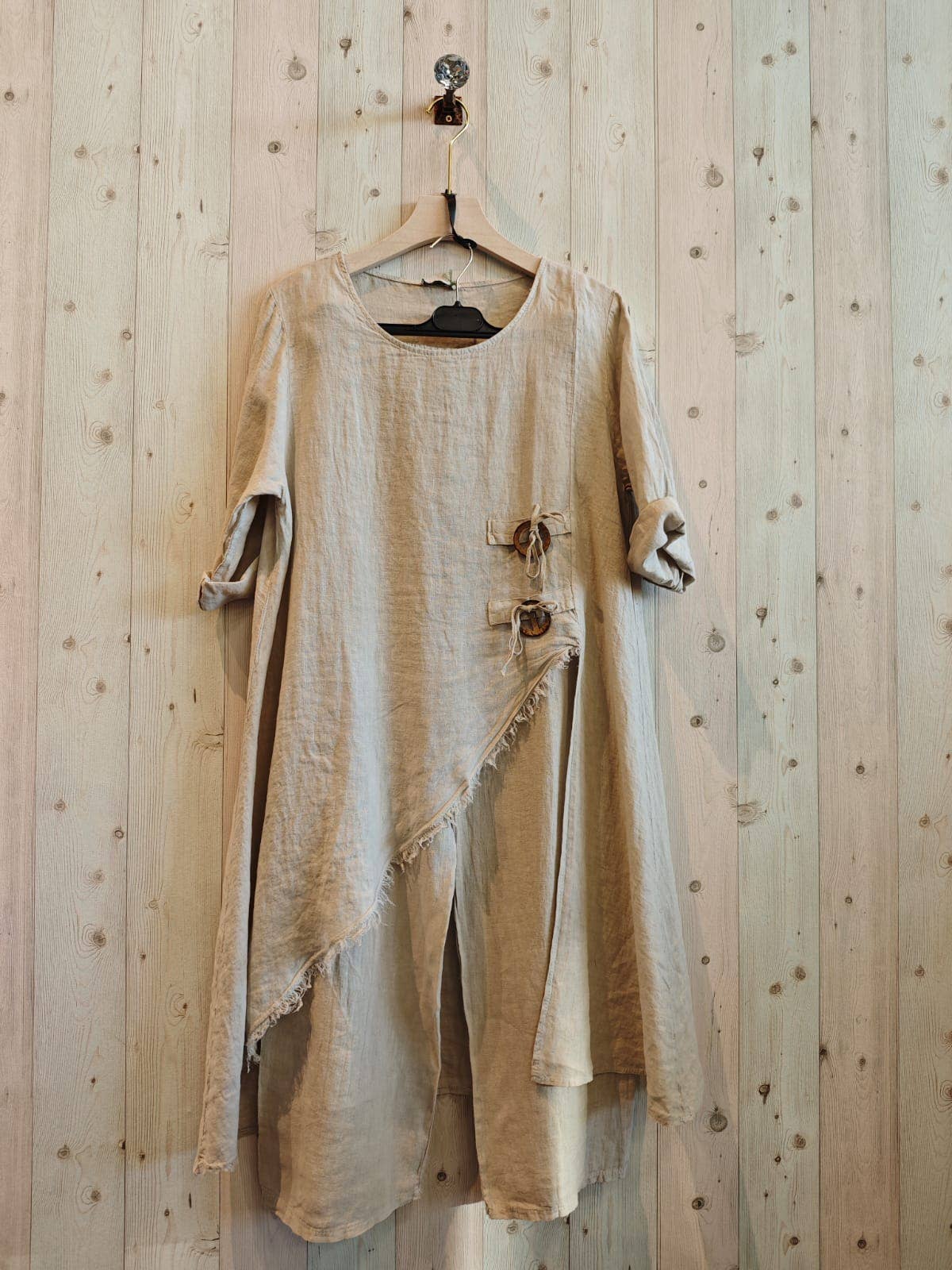 Linen & More - Wholesale Top & Pant Set (NOT Loungewear) - Women's - REF 17351 100% LINEN SET4