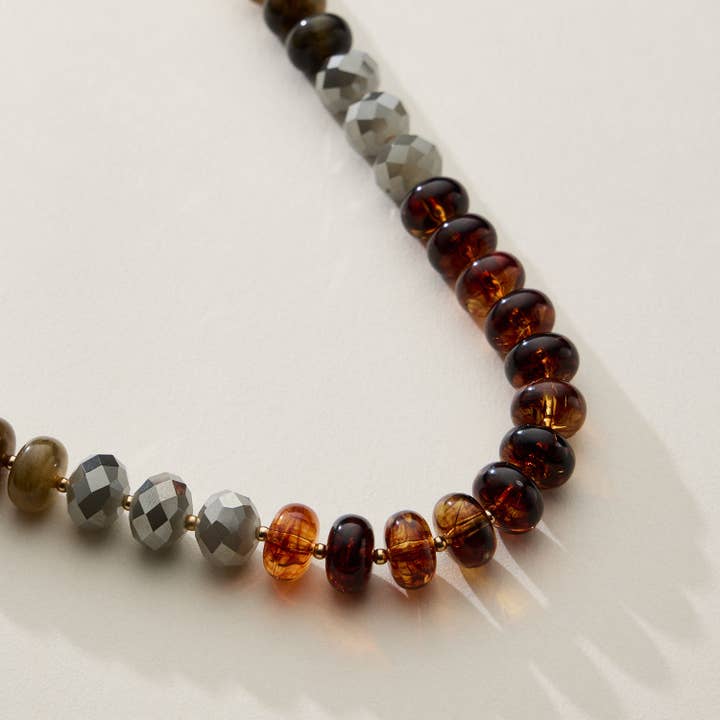 Frem - Wholesale Beaded/Pearl Necklace - Mixed Bead Short Necklace with Adjustable Length14