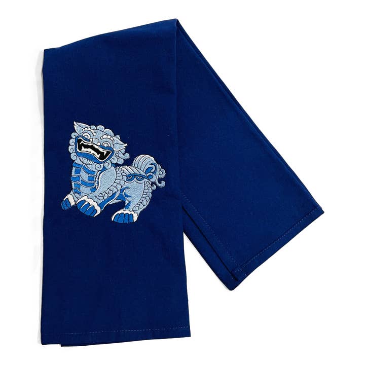 Vibrantly Blue - Wholesale Tea Towel - Towel - Foo Dog
