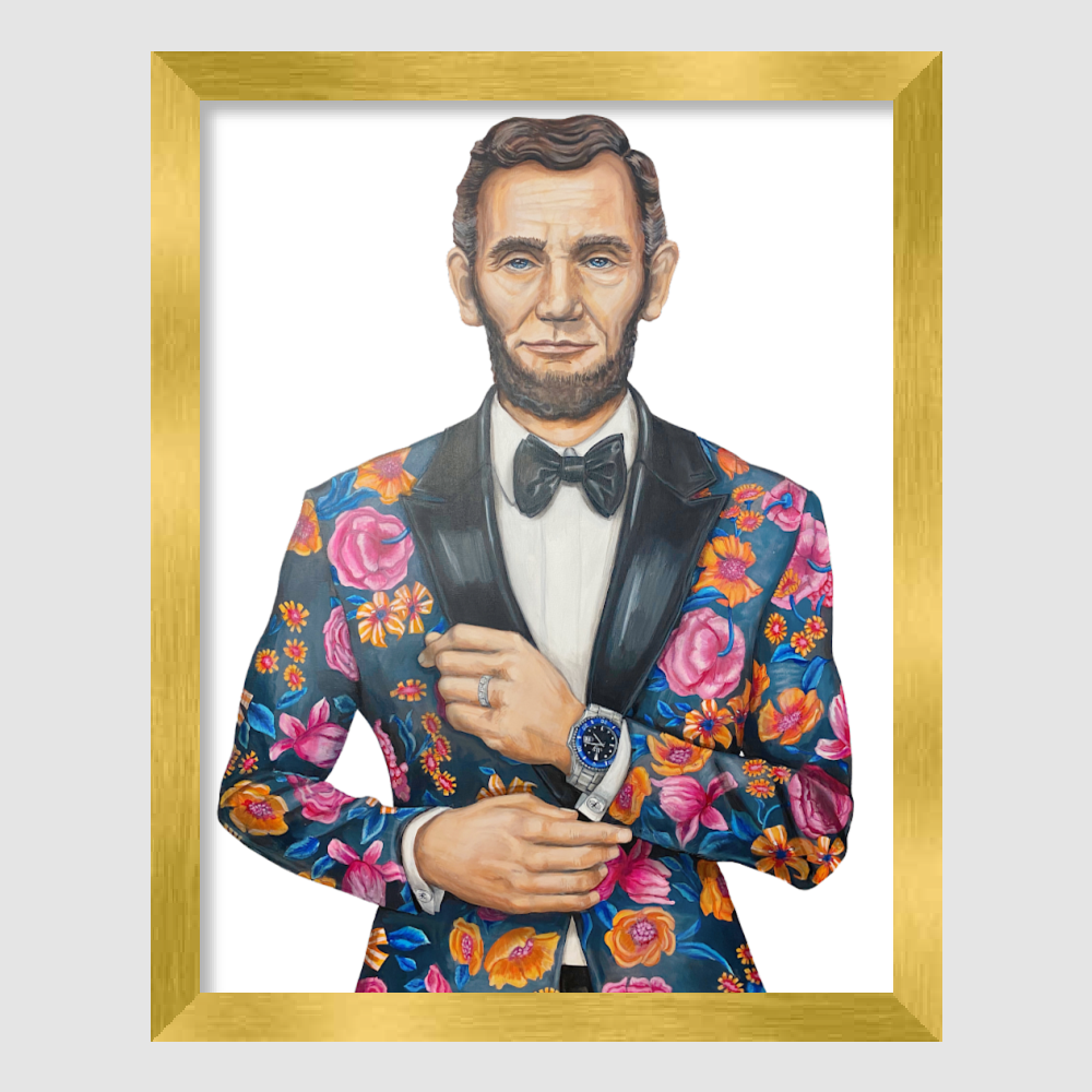 LX Artworks – Impressão artística por atacado – Forever Friday Abe (Abraham Lincoln) Impressão em papel7