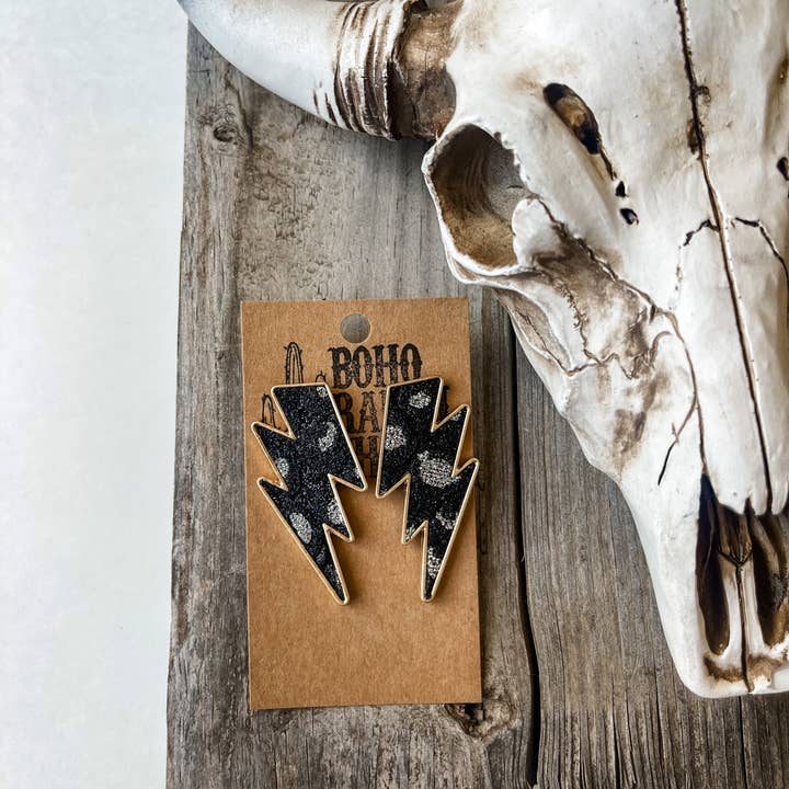 Boho Ranch Shop - Wholesale Stud/Post Earrings - Western Thunderbolt Lighting Bolt Earring Earrings