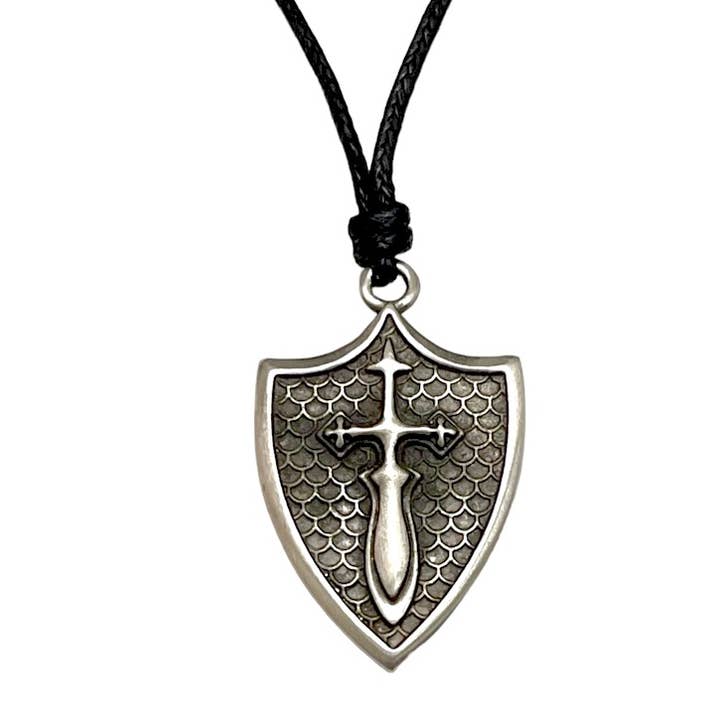 Pewter Cross Necklace 22 - (USA-DDP) for wholesale by Myth & Magik - Silver Jewellery Cavern Wholesale