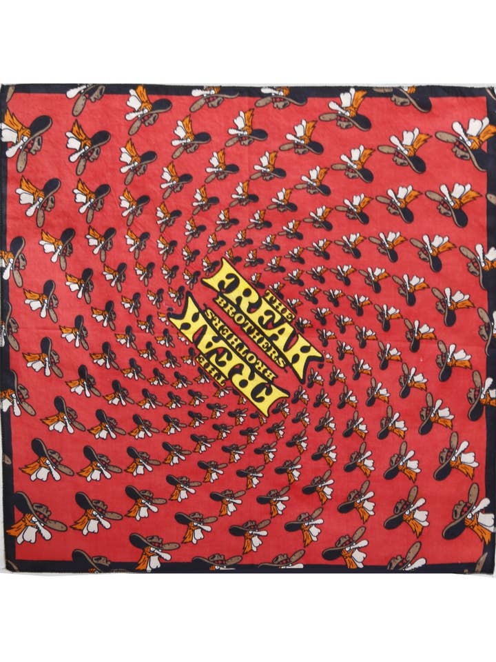 Freak Brothers Franklin Bandana 22x22 for wholesale by Sunshine Joy