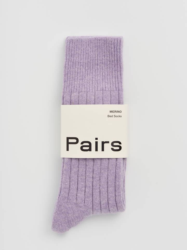 Parma Violet Merino Bed Socks for wholesale on Faire3