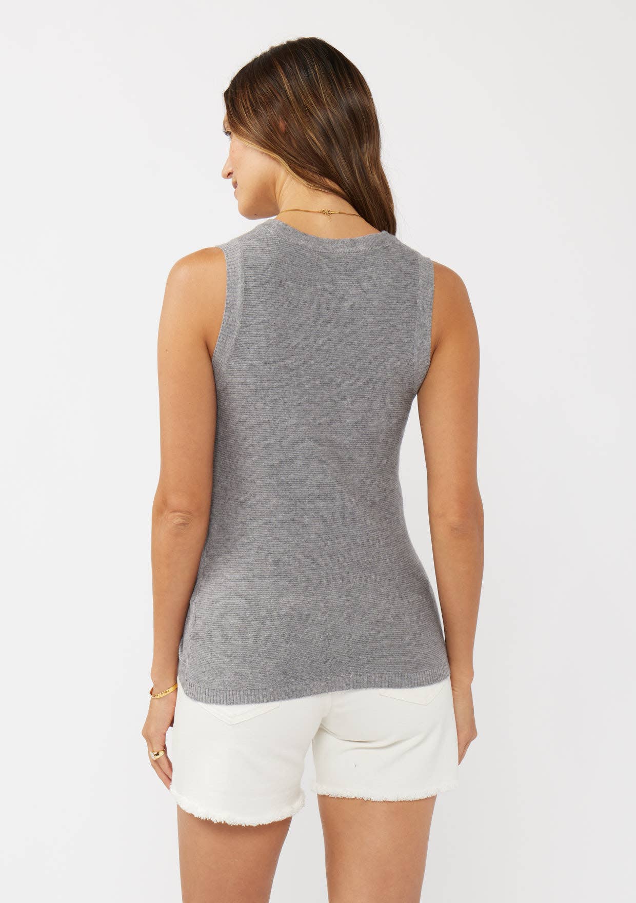 Lovestitch - Wholesale Tank Top - Women's - Ribbed Knot Front Sweater Tank  8