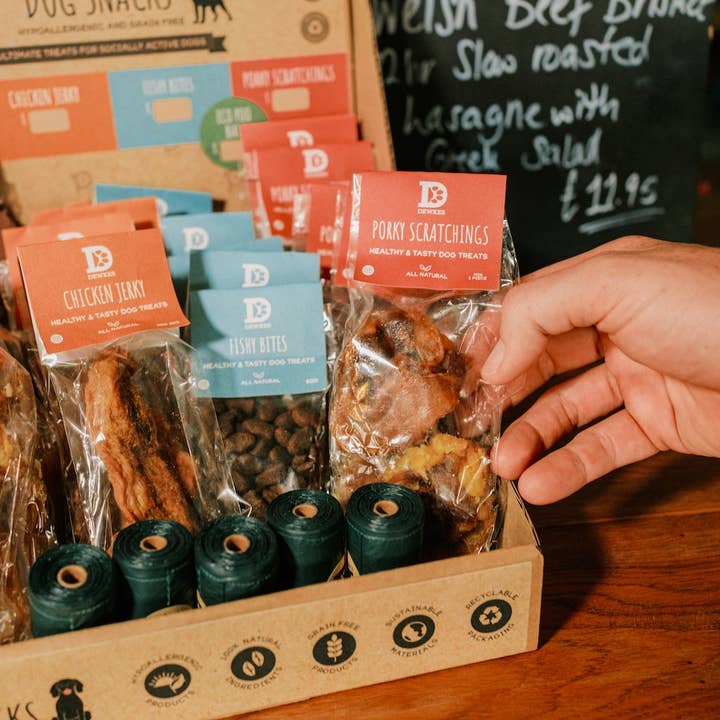 Dewkes Snacks for Dogs – wholesale Pet treats – Dog – Porky Scratchings – Hypoallergenic Natural Dog Treats6