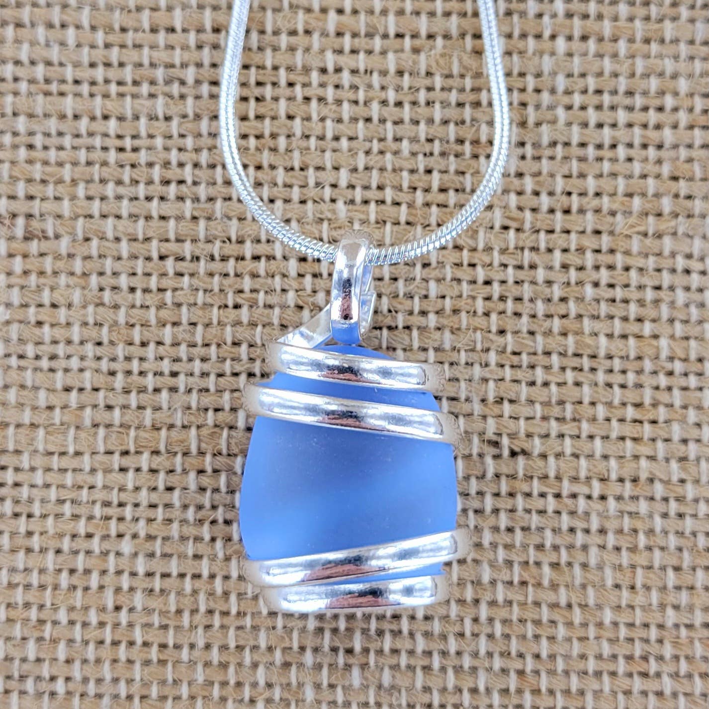 Sadie Green's Jewelry - Wholesale Pendant/Charm Necklace - Cultured Sea Glass Pendant ALP-SG-PD10