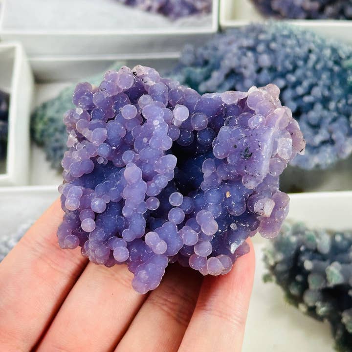 Grape Agate Chalcedony Crystal Clusters Rare YOU CHOOSE and other Purchase Wholesale grape agate. Free Returns & Net 60 Terms on Faire trending on Faire.
