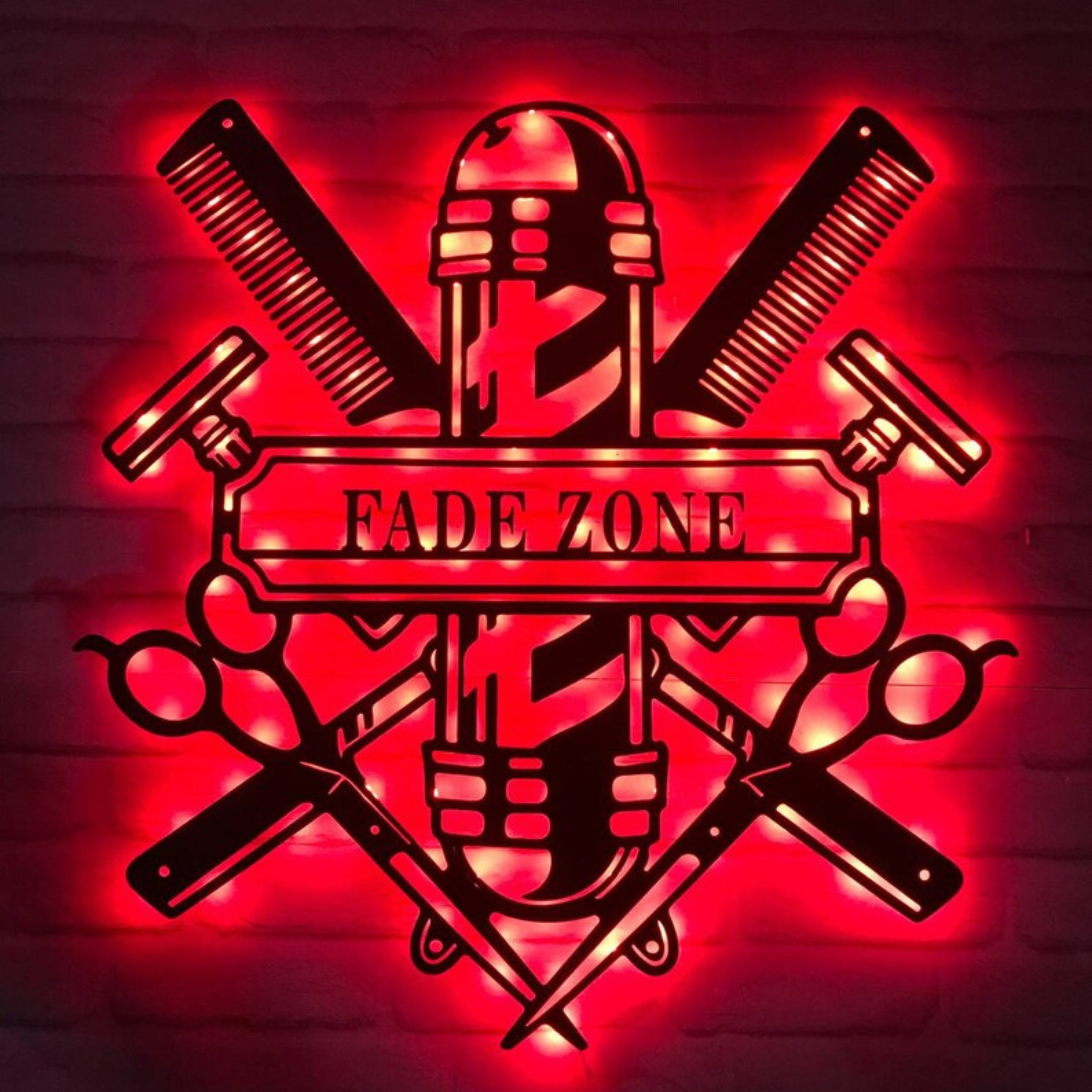Glow Neon - Wholesale Neon Sign - Personalized Barber Shop Name Metal Sign7