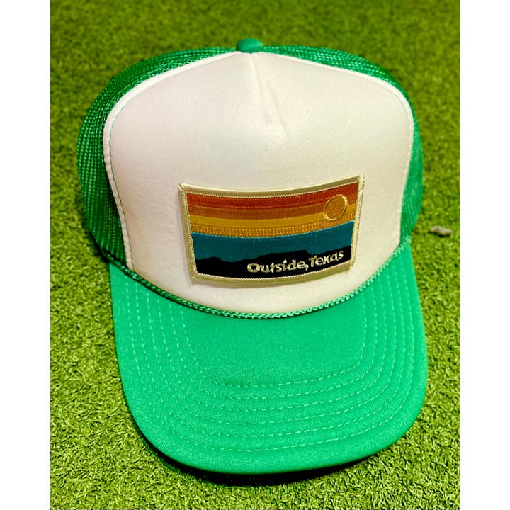 Outside, Texas - Wholesale Trucker Hat - Unisex - OTX Foam Trucker: Horizon Patch38