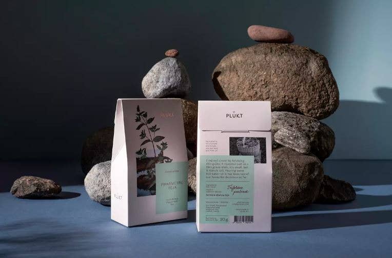 Plūkt - Vente Thé en vrac - Thé à la menthe poivrée - feuilles entières en vrac, menthe nordique11