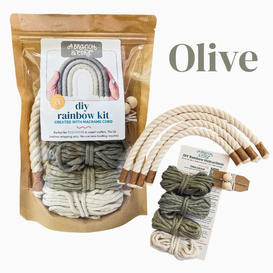 A Branch & Cord - Wholesale DIY Craft Kit - DIY Macrame Rainbow Kit – Fun, Giftable Craft for All Ages20