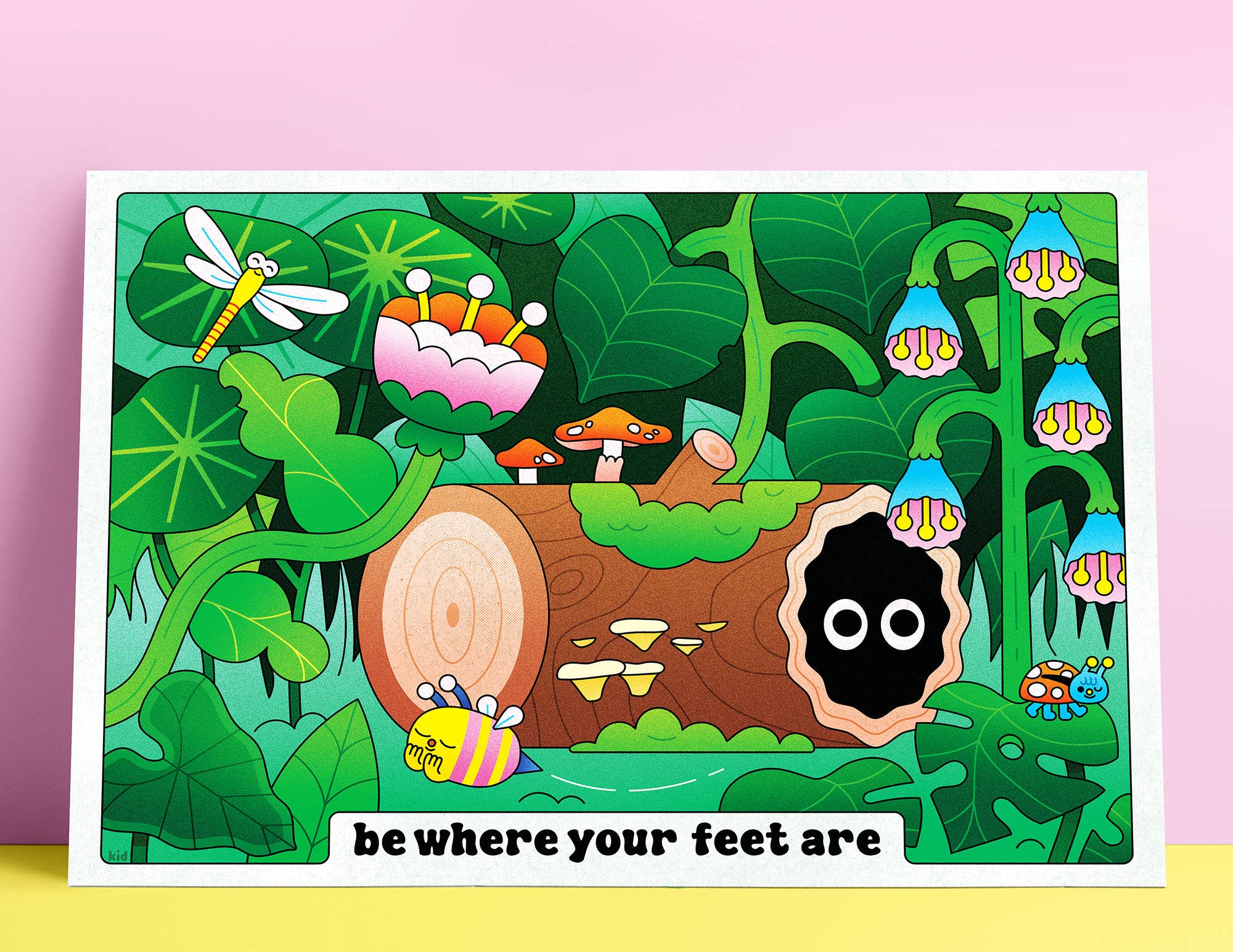 Kidnichols - Wholesale Art Print - Gentle Roots A3 Art Print | Mental Health | Botanical