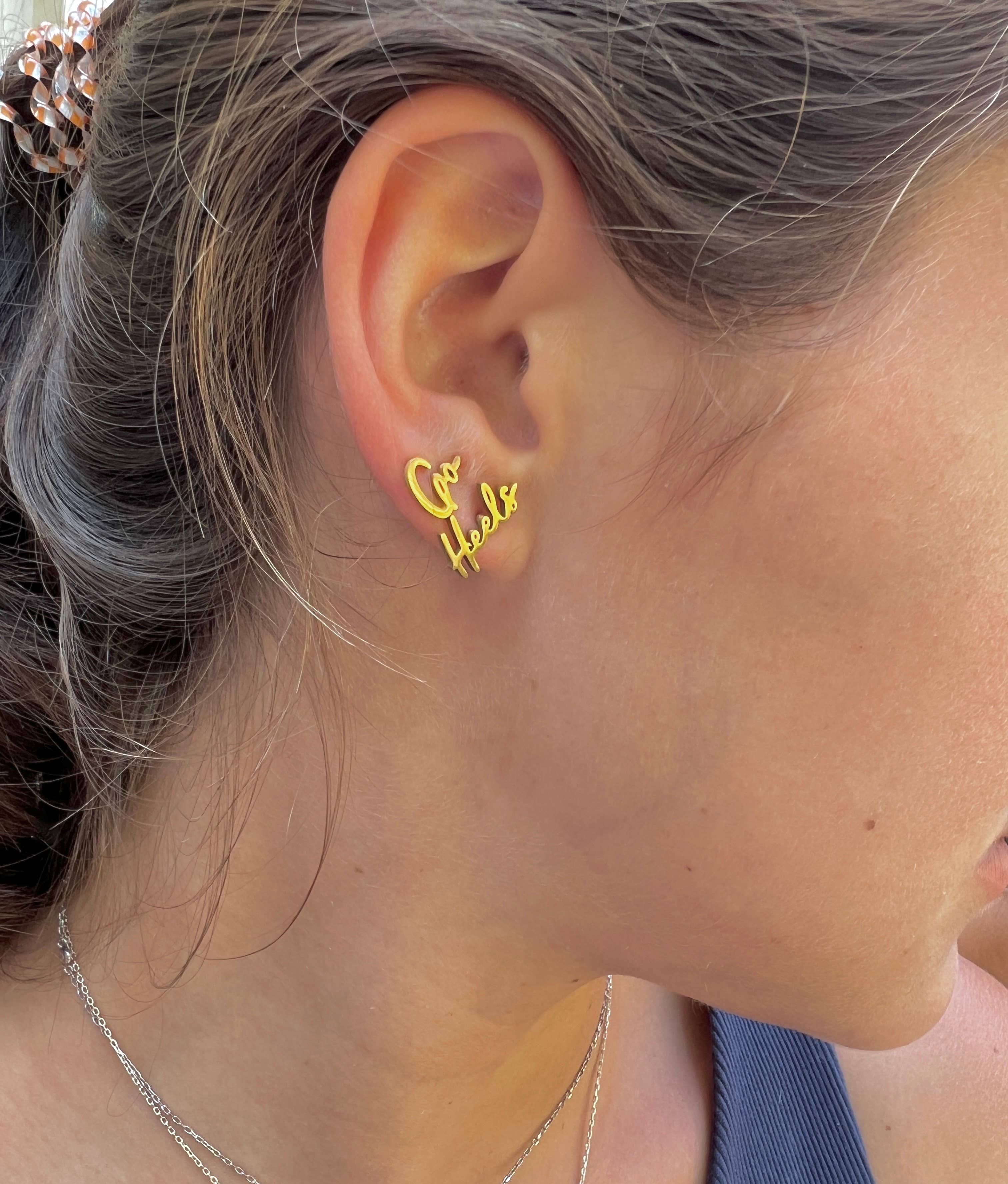 Steele Sloan Designs - Wholesale Stud/Post Earrings - Go Heels Earrings Perfect Gift for TarHeels Fans UNC Gameday4